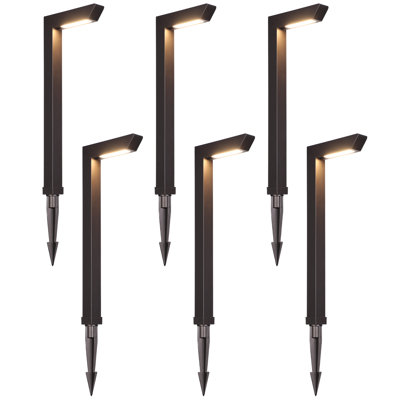 Oil Rubbed Bronze Integrated LED Pathway Light Pack