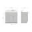 Hamlet 36.25'' Single Bathroom Vanity with Carrara Quartz Top-94003745