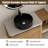 Eaton 72" Wall-Mounted Double Bathroom Vanity with Engineered Stone Top-578116994-585138593