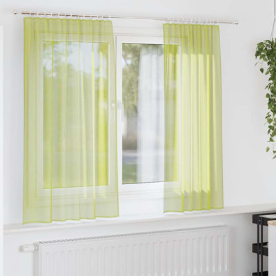 Semi Sheer Curtain Pair