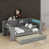 Cadre gris / coussin gris