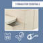 Escalier pour animal en velours pliable à 4 marches avec rangement Trixie, beige-327705299-327705303