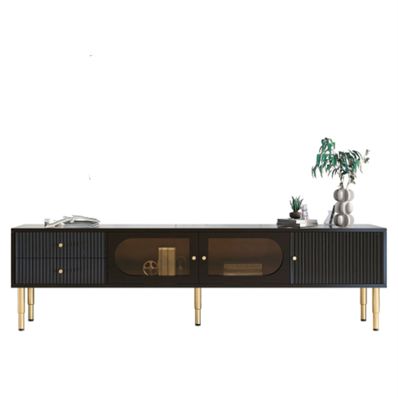 Crédence de rangement l 66,9 po, Blanc