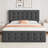 Bed Frame with Adjustable Headboard-2145460536-2115354398