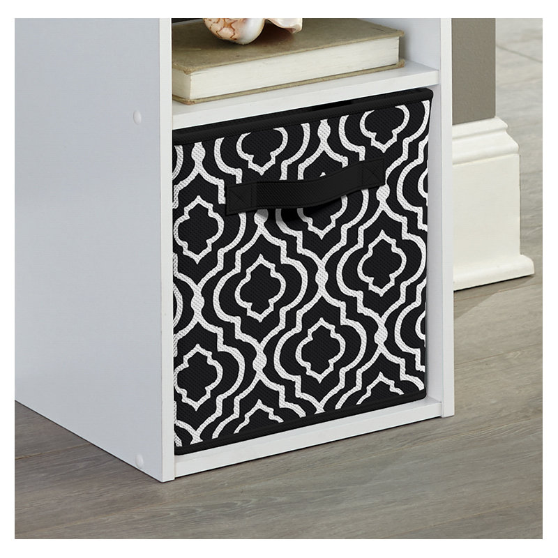 Bac de rangement en tissu Cubeicals, Noir