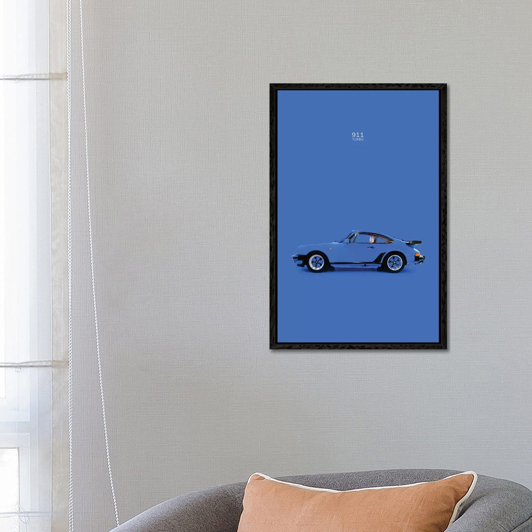 Leinwandbild - Grafikdruck „Porsche 911 Turbo” von Mark Rogan