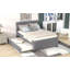 Lit plateforme avec lit gigogne Upholstein