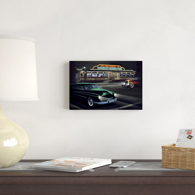 Diners And Cars II, H 8 po x l 12 po x P 1,25 po