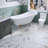Elegance Hexagon 7.7 in. x 8.9 in. Matte Porcelain Marble look Floor and Wall Tile-56390493