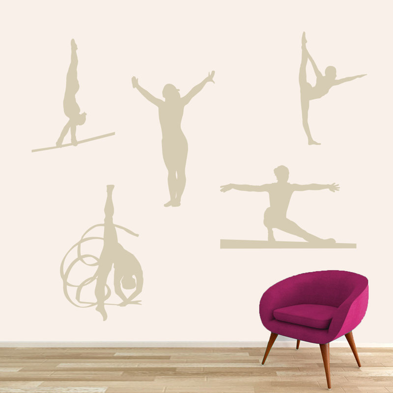 Adhésif décoratif gymnastique Henfield, Beige clair
