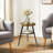 Round End Table With 3 Legs And 2-tier Storage-527450045