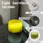 Lampe de table en marbre naturel jade-green, veilleuse à DEL sans fil rechargeable avec luminosité à intensité variable à 3 niveaux, lampe d'ambiance décorative portative pour salon de chambre à coucher, bureau, fêtes extérieures