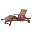 Brodbeck 196cm Long Reclining Acacia Single Chaise