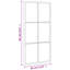 Mikayia Rectangular Metal Wall Mirror-269484444