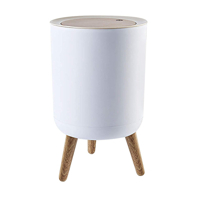 Garbage can with Press top Lid