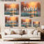 Cheval, art mural, 7 chevaux qui courent avec un cadre Vastu-1050931689