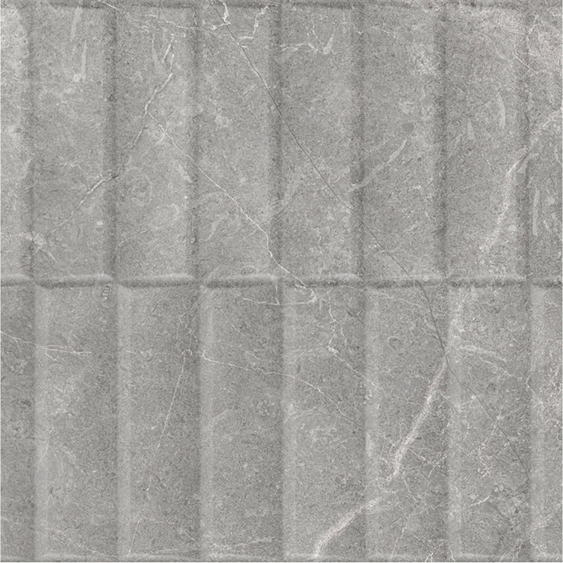Store gris Story 16 po x 48 po, Store gris