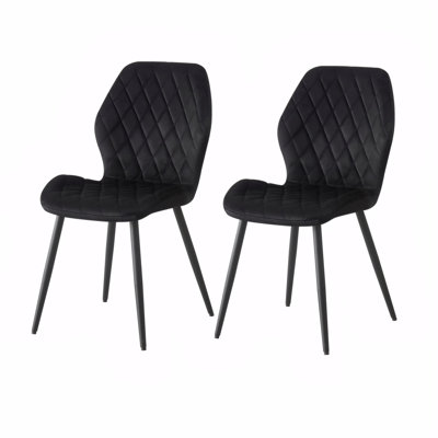 Stansky Upholstered Velvet Dining Chairs