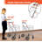 Shopping Cart With Adjustable Handle And Swivel Wheels, Heavy Duty Foldable And Collapsible Utility Cart
