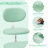 Upholstered Office Chair Ergonomic Cross-Legged Desk Chair with Lumbar Support and Wheels Meditation Chair-349671579