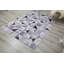 Blanc géométrique Rayna/gris/Tapis décoratif noir-1021122032