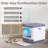 Eldina Plastic Enclosed Self-Cleaning Litter Box with Scoop