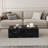 Black Marble Texture MDF Coffee Table