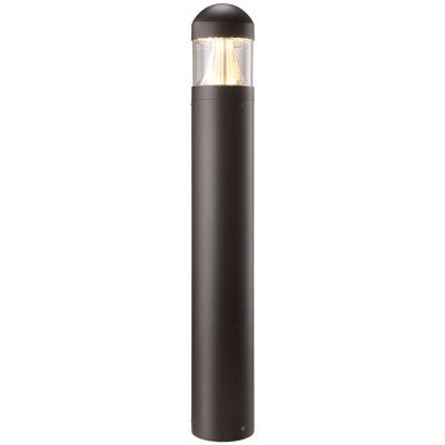 Commercial 3CCT LED Bollard Landscape Pathway Light, 43" 14W/19W/24W Dimmable, 120V-277V, UL Listed