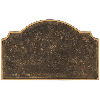 Plaque signalétique d'adresse sur deux lignes Vanderbilt