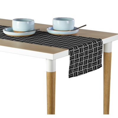 Flickinger Basket Weave Milliken Signature Table Runner