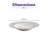 Cruise-Athena Premium Porcelain Modern Deep Dining Plates | Microwave & Dishwasher Safe