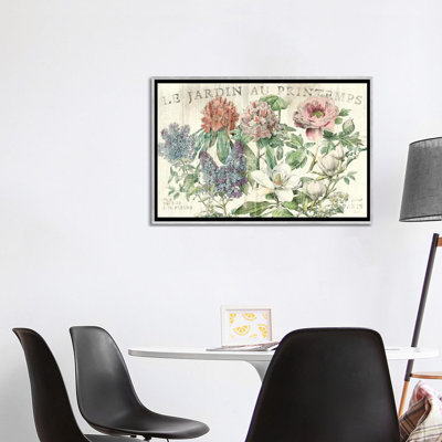 «Arlesa Giana Le Jardin Printemps» par Sue Schlabach, reproduction sur toile tendue