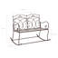 Coova Metal Outdoor Bench-596455783