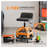 Rolling Mechanic Stool with Adjustable Height and Tool Tray