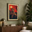 Leopard at Sunset Boho 1 Piece Wrapped Canvas Wall Art-1310922771-1310922849