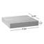 Tablettes flottantes Sorbus - Décoration de tablettes murales suspendues - Présentoir de trophées parfait, cadres photo (bois d'érable)-819049616