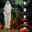 Outsunny 183 cm Life Size Halloween Animated Skeleton Grim Reaper