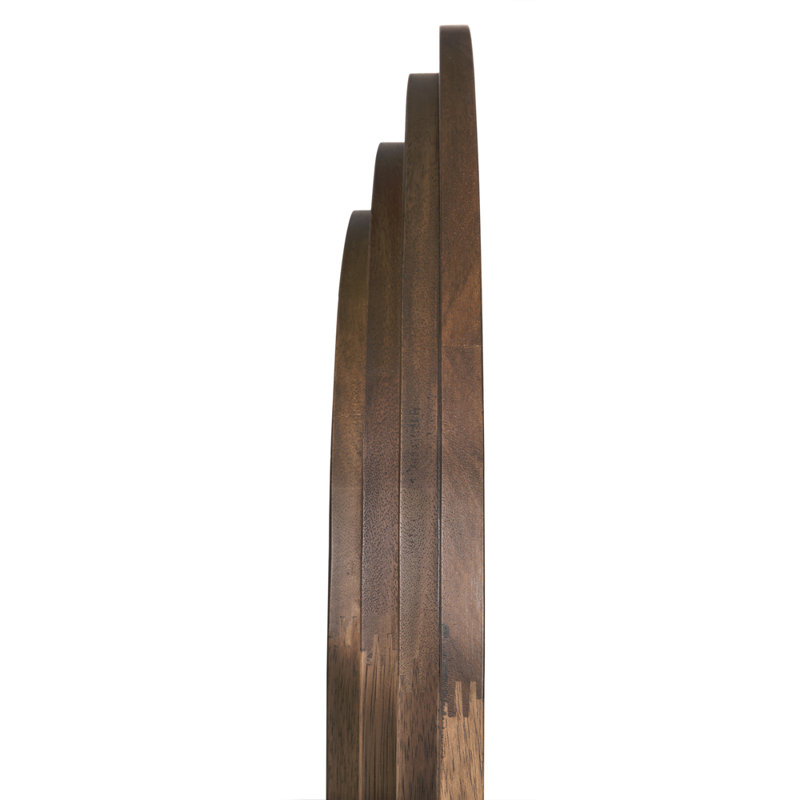 New Fuss Oval Solid Wood Wall Mirror