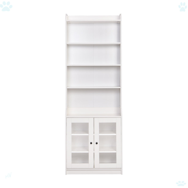 Élégante armoire haute avec porte en acrylique