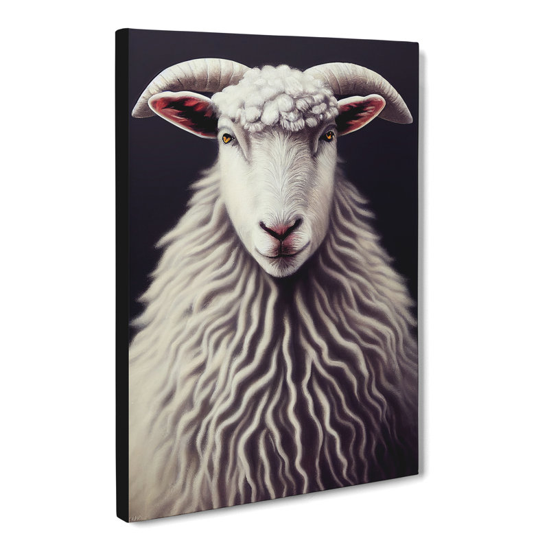 CAN-V0523-2252X Sheep Vol.5 - Wrapped Canvas Print, 76cm H x 50cm W x 3cm D