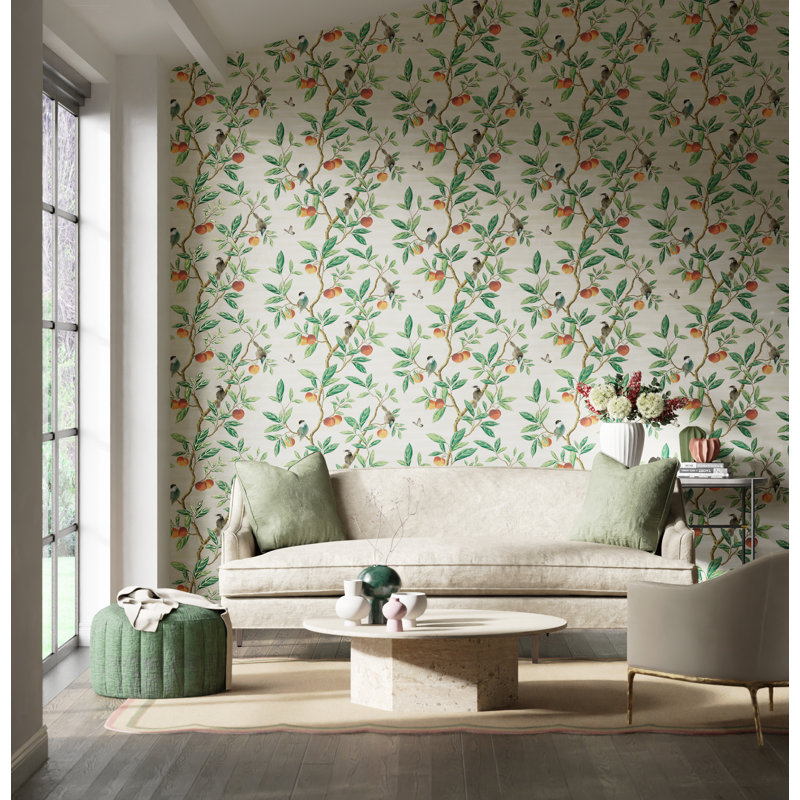 Ella Wallpaper, Fig Blossom/Fig Leaf/Nectarine