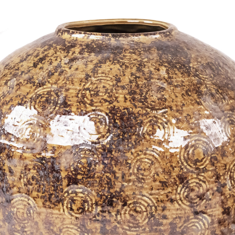 Handmade Ceramic Table Vase, 14" H x 14" W x 14" D