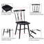 Cotswald 46cm H Cross Back Side Chair