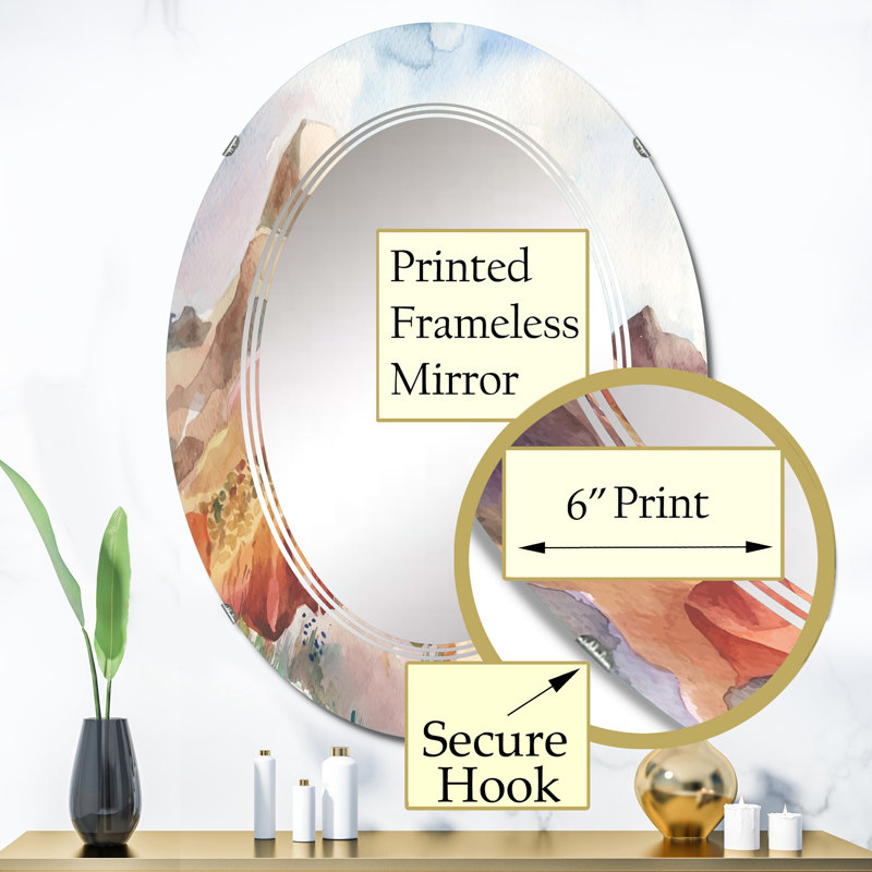 Miroir de salle de bain sans cadre, 36 po x 24 po