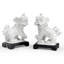 2 Piece Chinese Dogs Figurine Set