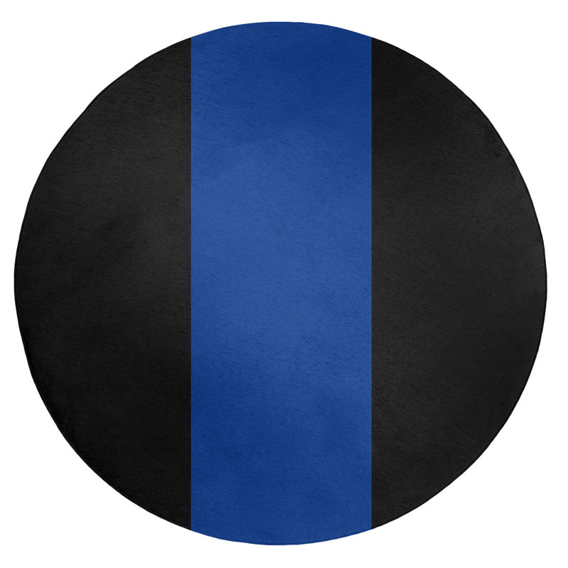 Chenille Indoor Rug, Round 5'