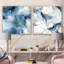 Hollange - Ensemble de 2 collages carrés abstraits-101859055-101859056