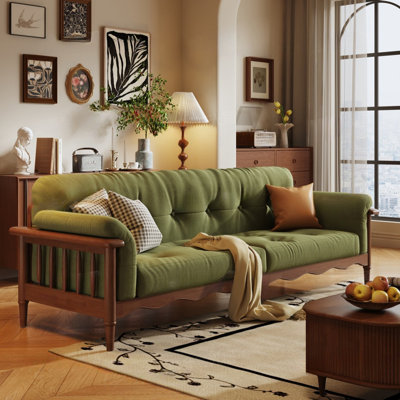 Cloud Straight Washable Fabric Sofa