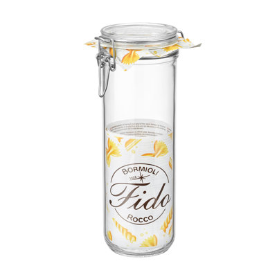 Fido Cylinder Food Jar, Clear