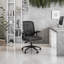 Chaise de bureau avec structure en plastique, plastique, pivotant, support lombaire, hauteur réglable, roulettes